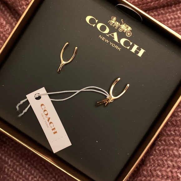 COACH EARRINGS - Picture 1 of 2